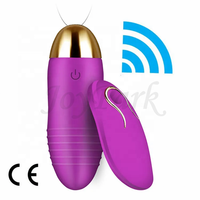 JoyPark Tragbarer Mini-USB-Aufladbarer Ferngesteuerter Bullet-Vibrator für Frauen IPx6 Wasserdicht 10 Frequenzen Latexfrei