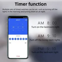 Interruptor Inteligente Zigbee/WiFi/ Estándar Estadounidense, Control Remoto, Control por Voz con Alexa, Aplicación, 1/3 Vías, Americano, con Neutro