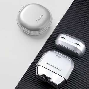 Écran LCD noir/argent, tondeuse portable double tête pour adultes, <span class=keywords><strong>rasoir</strong></span> électrique intelligent <span class=keywords><strong>haut</strong></span> <span class=keywords><strong>de</strong></span> <span class=keywords><strong>gamme</strong></span>, rasoirs électriques OEM - Product Image 2