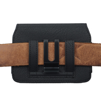 Étui portefeuille pour téléphone portable avec clip ceinture et fermeture magnétique pour iPhone DUO et Samsung Galaxy Z Fold 8, pochette porte-cartes