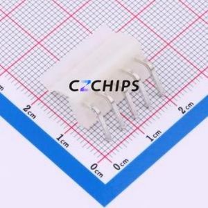 3.96-5AWT Wire-to-Board Pin Header Bent Lead Through Hole,P=3.96mm Connector 1x5P 3.96mm Right Angle Insert 5P - Product Image 2