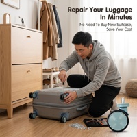 Pièces de rechange universelles pour bagages, accessoires de remplacement de poignée télescopique pour valise, résistant à l'eau, ajustement réglable 20/24/28 pouces