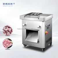 Machine à découper la viande automatique à haute efficacité en acier inoxydable, trancheuse à viande commerciale pour restaurants, utilisation dans la transformation alimentaire