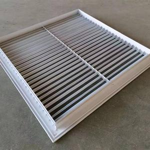 Hợp kim nhôm đương đại air vent lưới tản nhiệt hvac điều hòa không khí hội trường khu vực ăn uống tùy chỉnh thiết kế đồ họa - Product Image 5
