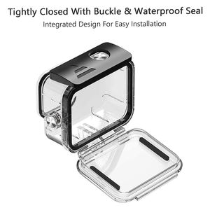 Funda Impermeable para <span class=keywords><strong>GoPro</strong></span> <span class=keywords><strong>Hero9</strong></span>/10/11/12/13 Black, Filtro, Cubierta Protectora, Accesorios para Cámaras Deportivas de Acción para Buceo Subacuático - Product Image 2