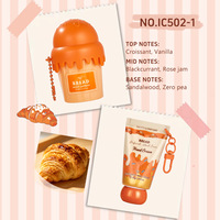 Ensemble cadeau de lotion et brume parfumée chocolat cerise fraise en gros sous marque privée, et ensemble de crème pour les mains mignon en forme de crème glacée