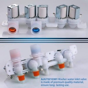 Válvula de entrada de agua Lg AjU73213301 Dc12V de plástico de fácil instalación para piezas de lavadora - Product Image 2