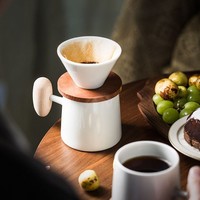 Design moderne Tasses à café mignonnes Pot de partage créatif Ensemble de cafetière infusé à la main Ensemble de café goutte à goutte en céramique de haute qualité