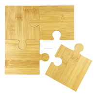 Ensemble de sous-verres en bois gravés personnalisés sous-verres de boisson personnalisés élégants pour la maison bureau artisanat en bois boîtes en bois enseignes murales