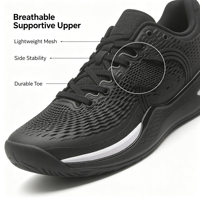Chaussures de tennis simples, confortables et professionnelles pour hommes, respirantes et personnalisables