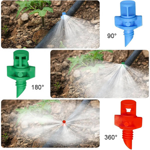 Aspersores de Riego por Goteo de 90, 180 y 360 Grados, Microaspersores Automáticos para Jardín, Herramientas de Riego de Plástico POM con Conexión Rápida - Product Image 1