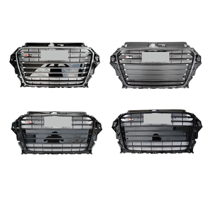Kit carrozzeria auto a nido d'ape griglia in maglia anteriore per AUD-I <span class=keywords><strong>A3</strong></span> <span class=keywords><strong>2014</strong></span> 2015 2016 aggiornamento S3 stile Facekit fabbrica all'ingrosso accessori - Product Image 1