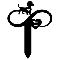 Plaque commémorative pour chien, accessoires funéraires pour animaux de compagnie pour cimetière et jardin