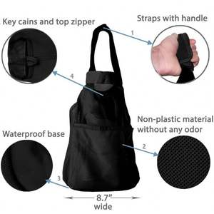 Sac de plage, sac fourre-tout, grande capacité, pliable, en tissu, durable, pour les voyages et l'usage quotidien - Product Image 4