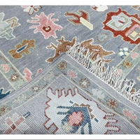 Tapis noué à la main, style tissage persan, chef-d'œuvre tissé à la main, en laine luxueuse pour salon