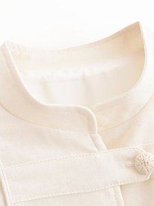 Chaqueta Corta Estilo Chino 2026 Personalizada, Chaqueta Corta con Cuello Mandarín y Botones de Rana para <span class=keywords><strong>Mujer</strong></span>, OEM/ODM por Fábrica China - Product Image 5
