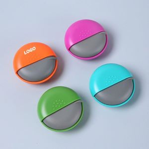 Organisateur de pilules rond portable et coloré, boîte de rangement rotative à compartiment unique - Product Image 1
