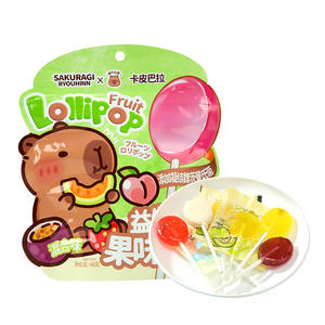 Vente en gros de bonbons coréens en vrac Bonbons de vacances Emballés individuellement Sucettes aromatisées aux fruits/sucettes aromatisées au lait - Product Image 1