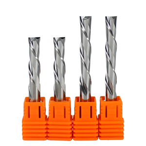 <span class=keywords><strong>Fresa</strong></span> espiral de carburo de 3.175mm y 2 filos para router CNC, herramienta para corte de madera - Product Image 1