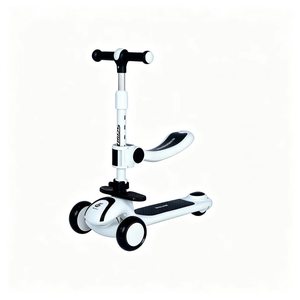 Trottinette pliable pour enfants à la mode, à trois roues, plus stable et au design élégant, base amovible - Product Image 5