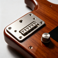 Pièces de guitare électrique personnalisées usinées CNC avec précision : corps de guitare, boutons de pont et quincaillerie pour personnalisation OEM