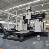 Centre d'usinage à double colonne 5 axes CNC Taiwan Dawei DVMT GMC/DVF8043 avec tête de fraisage universelle automatique