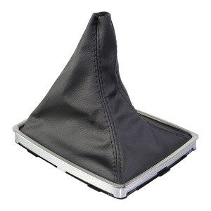 Mercedes-Benz W204 Gear Shift Cover Black Leather Dashboard <b>Interior</b> <b>Accessory</b> - Product Image 2