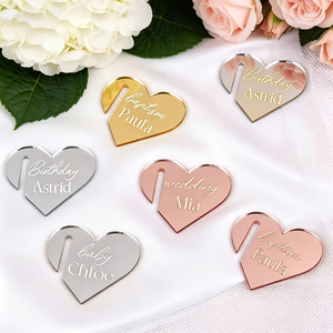 <span class=keywords><strong>Etiquetas</strong></span> de Acrílico <span class=keywords><strong>Personalizadas</strong></span> con Forma de Corazón <span class=keywords><strong>para</strong></span> Bebidas, <span class=keywords><strong>Etiquetas</strong></span> de Vidrio con Nombre <span class=keywords><strong>para</strong></span> Bodas, Fiestas, Bautizos, Dijes Minimalistas de Lujo <span class=keywords><strong>para</strong></span> Vasos, Venta al por Mayor - Product Image 5