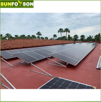 Système de fixation de panneaux solaires industriels sur toiture avec support en alliage d'aluminium certifié CE Garantie de 10 ans