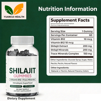 Gummies de Shilajit en gros ODM sans sucre, à croquer, série naturelle, complément alimentaire