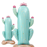 Ballons gonflables autoportants en forme de cactus et de burrito pour la décoration de fêtes mexicaines et de carnavals