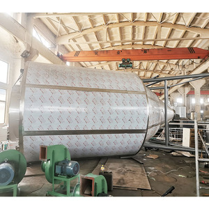 Secador centrífugo do pulverizador do aço inoxidável com núcleo do PLC do motor de alta eficiência para o fertilizante orgânico do pó do café (material do Ti) - Product Image 2