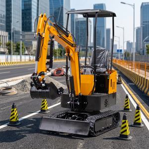 Mini Excavator 1000kg 1 Ton <b>Compact</b> Crawler Digger Easy Operation Multi Function for Yard Work Custom Color OEM ODM Service - Product Image 1