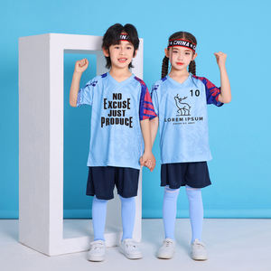 Venta al por mayor de camisetas de fútbol personalizadas para jóvenes conjunto de uniforme de fútbol para niños uniformes personalizados para niños - Product Image 2