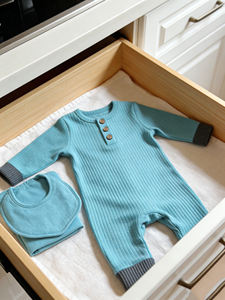 Mameluco de Bebé de Punto Acanalado con Cierre de Cremallera, Ropa de Dormir de Algodón de Lujo, Fabricante Mayorista <span class=keywords><strong>Directo</strong></span>, MOQ Bajo - Product Image 1