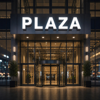 Enseigne Lumineuse Commerciale Personnalisée pour Façade de Magasin, Enseigne Murale Publicitaire LED Illuminée, Lettres 3D pour Salon – Vente en Gros
