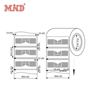 Etiqueta de código QR RFID imprimible MIND Alien 9954 Etiqueta RFID UHF grabable para sistema de gestión de seguimiento de inventario de almacén