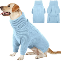 Huierbo Luxus Designer Shih-Tzu Hundepullover Umweltfreundliche Baumwolle Bestickt Frühling Winter Maßgefertigte Klassische Strickjacke