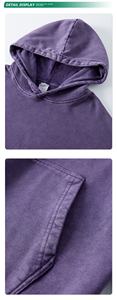 Sudadera con capucha de lavado ácido con impresión Digital personalizada de 420gsm, sudaderas de moda para hombre de gran tamaño súper suave, 100% algodón para invierno - Product Image 6