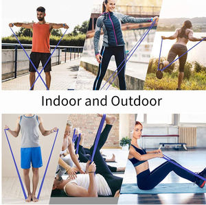 Lot de 5 bandes de résistance élastiques pour fitness, entraînement corporel et assistance aux tractions - Product Image 6