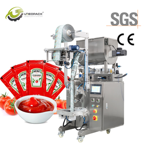Machine de remplissage, formage, scellage et emballage avec pompe doseuse pour la sauce soja, la mayonnaise et la <span class=keywords><strong>moutarde</strong></span>, destinée à l'industrie agroalimentaire - Product Image 1
