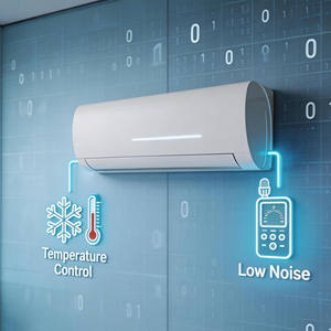 Unité de ventilation à haute performance murale de qualité commerciale avec 4 rangées de serpentin pour hôtels et appartements à grande capacité - Product Image 3