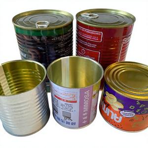 Lata de Metal Vacía Impresa Personalizada para Leche en Polvo, Café en Polvo, Carne, Pasta de Tomate, Jugo de Frutas, Carne de Res - Product Image 1