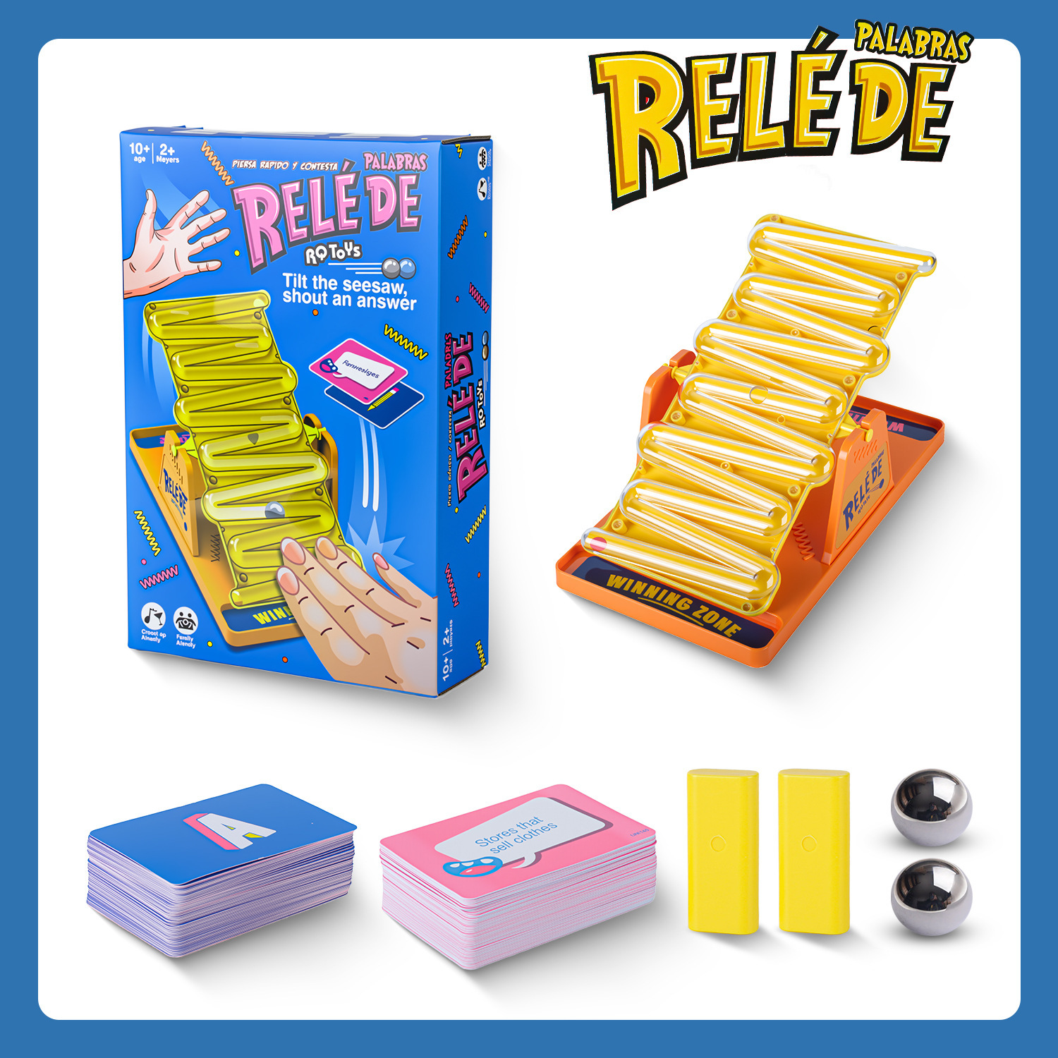 Seesaw Game [Blue - English Version] Color Box