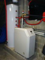 Pompe à chaleur géothermique eau-eau électrique haute efficacité 8kW 10kW 12kW A+++ SCOP 7.2 Chauffage et refroidissement R290 R32