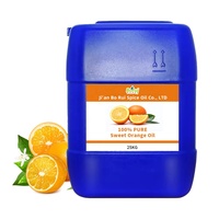 Huile Essentielle Naturelle Distillée Pressée à Froid BORUI en Gros, Huile Essentielle d'Orange Douce 100% Pure CAS 8008-57-9 pour l'Aromathérapie