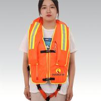 Gilet de sauvetage gonflable de qualité supérieure avec tissu Oxford réfléchissant, certifié CCS, gilet de sauvetage en mousse pour adulte, pour l'eau