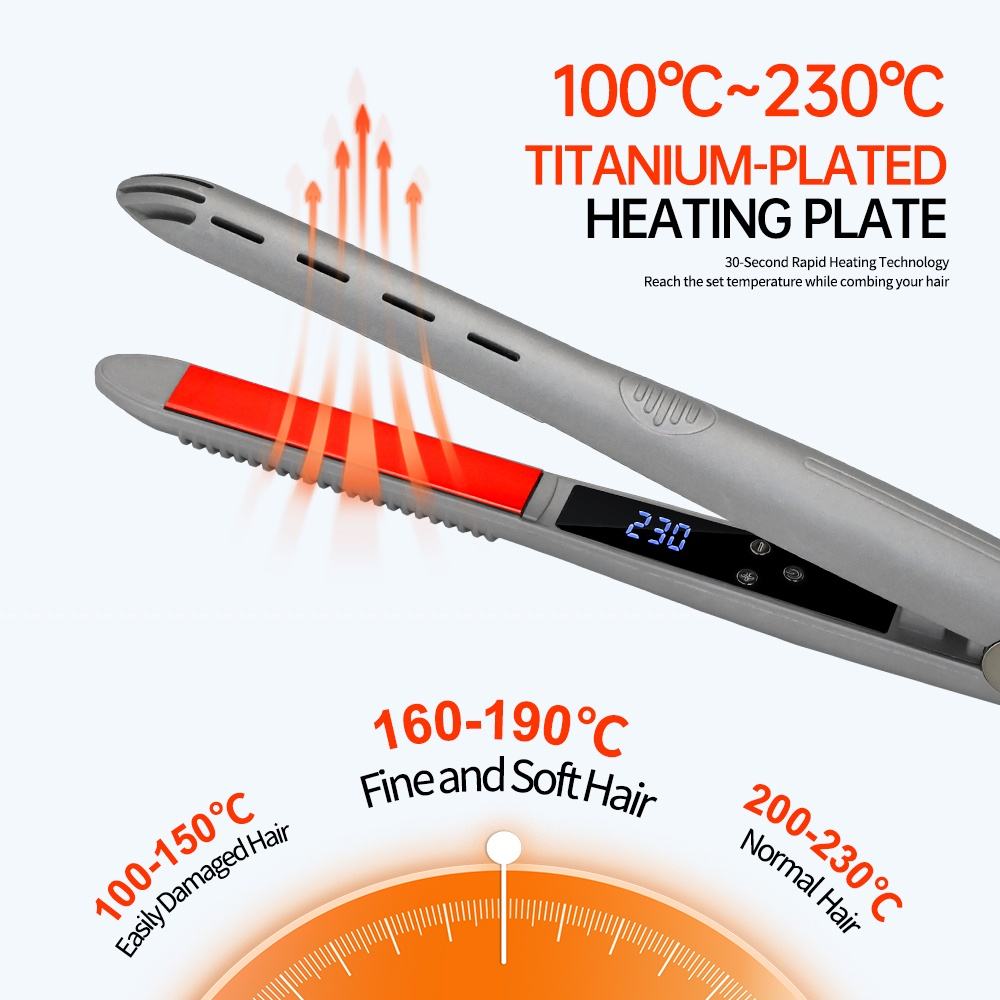 hair straightener titanium