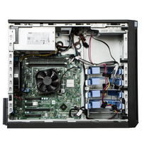 Serveur Tour PowerEdge T140 d'entrée de gamme avec processeur Xeon E-2124, 8 Go de RAM ECC DDR4, capacité maximale de 64 Go, en stock