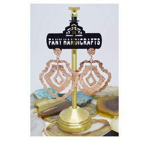 Primavera 2027 accesorios de Año Nuevo Chino pendientes hipoalergénicos joyería vestido de seda pendientes de plata alemana oxidada - Product Image 4